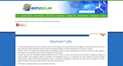 Desktop Screenshot of antusolar.cl